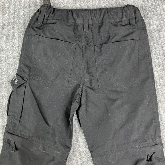 Harley-Davidson Pants Kids Size 6 Black Cargo Utility Logo Outdoor Motorcycle - Picture 8 of 9